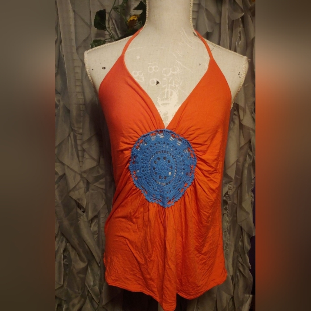 Moda International Crochet Halter